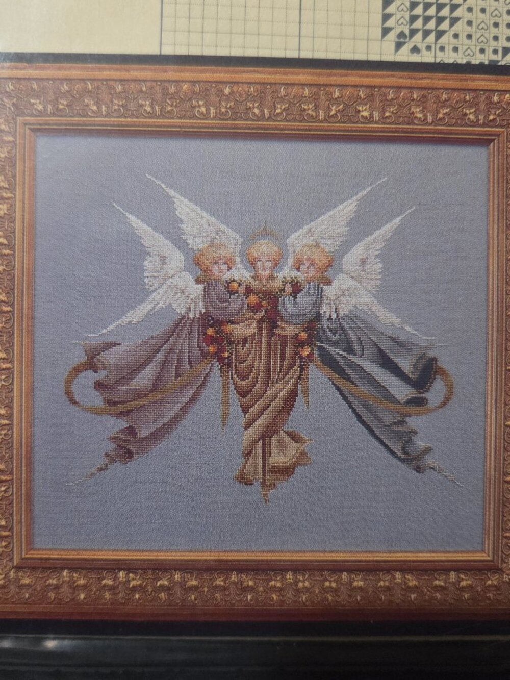 NEW Sealed Lavender & Lace Cross Stitch Pattern Heavenly Gifts